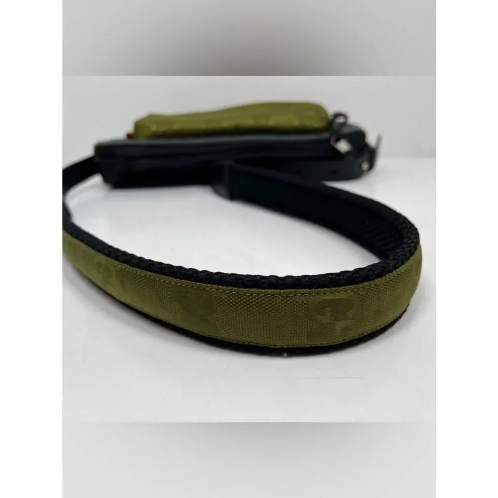 Gucci Men's Green Match Medium Gg Crossbody Bag